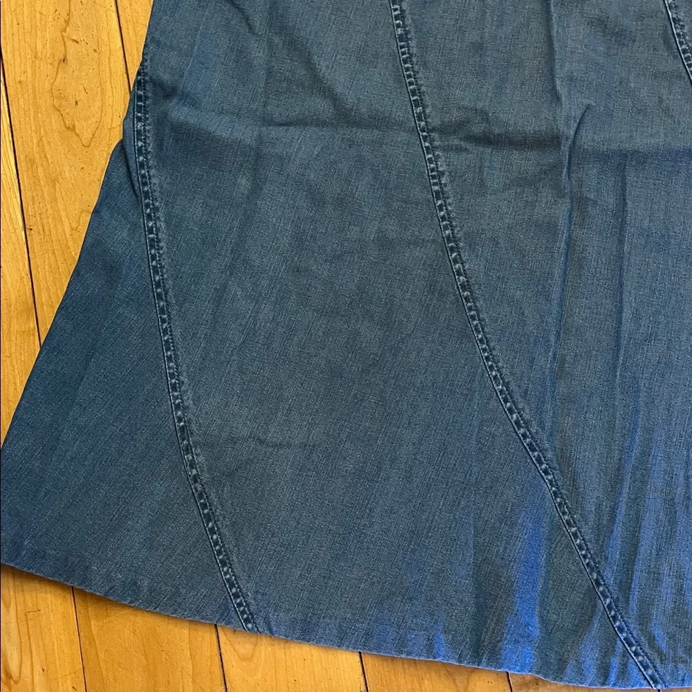 Emma James‎ A Liz Claiborne Co. Retro Denim Maxi Skirt